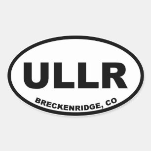 Sticker Ovale ULLR Breckenridge Colorado