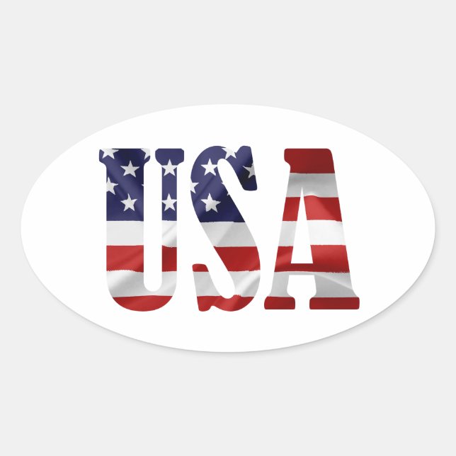 STICKER OVALE USA (Devant)