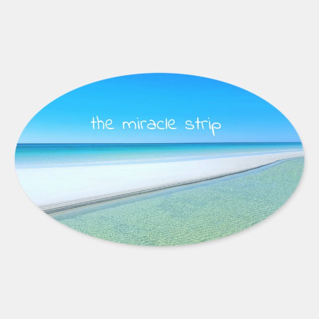 Sticker Ovale vignette (Devant)