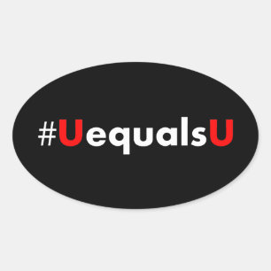 Sticker Ovale VIH non détectable égale non transmettable - Minim