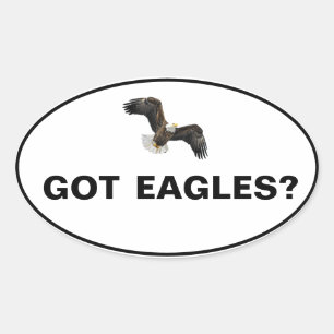 Sticker Ovale Vous avez des aigles ?