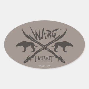 Sticker Ovale Warg Movie Icon