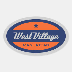 Sticker Ovale West Village