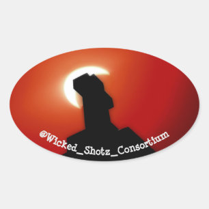 Sticker Ovale Wicked Eclipse