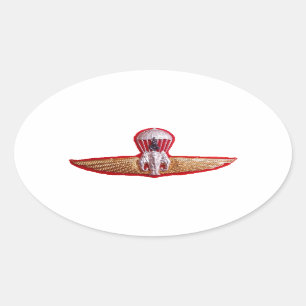 Sticker Ovale Wings de jump thaïlandais