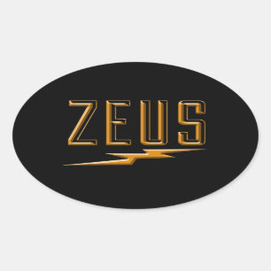 Sticker Ovale Zeus