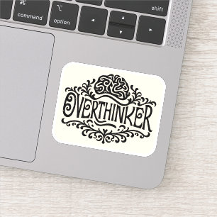 Sticker Overthinker