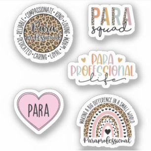 Sticker Pack amusant Paraprofessionnel