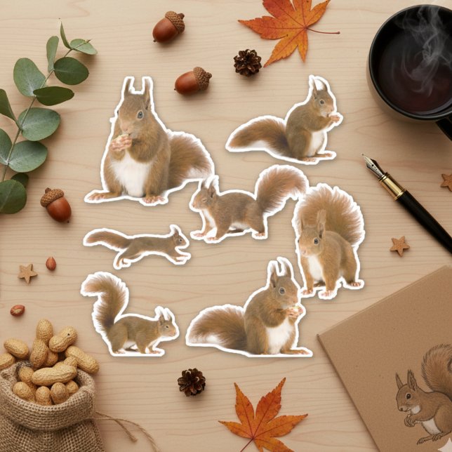 Sticker Pack d'autocollants (Squirrel Sticker Pack)