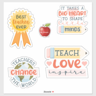 Sticker Pack d'autocollants d'appréciation de l'enseignant