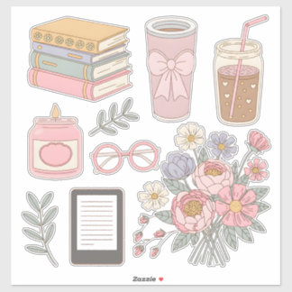 Sticker Pack d'autocollants esthétiques et cosy pour plann