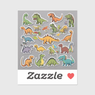 Sticker Pack d'autocollants Jurassic Adventure