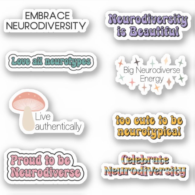Sticker Pack d'autocollants pour la typographie de sensibi (Devant)