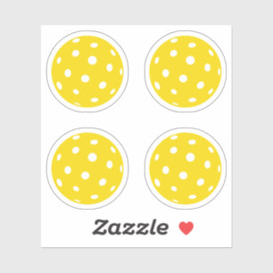 Sticker Pack de balles jaune Pickball Sport