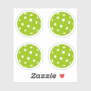 Sticker Pack de balles vertes de Pickleball Sport