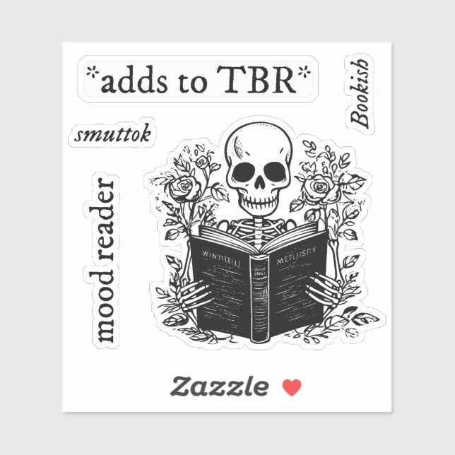 Sticker Pack de lecteur de livre (Feuille)