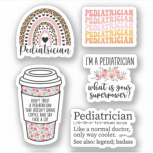 Sticker Pack de pédiatre amusant