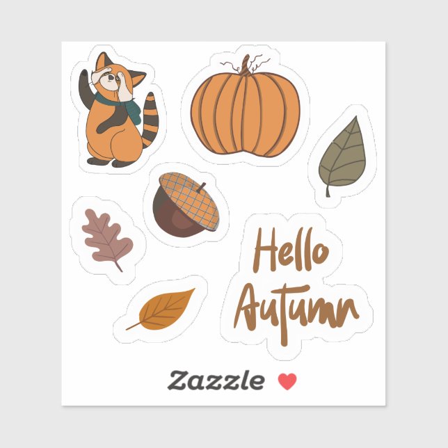 Sticker Pack Humeur d'automne 1 (Feuille)
