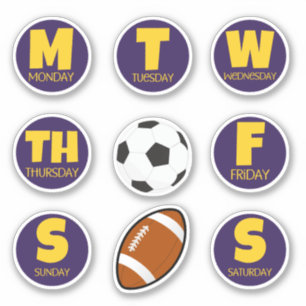 Sticker Pack Jours de la semaine