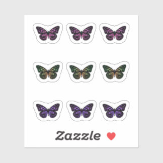 Sticker Pack Papillon tacheté coloré