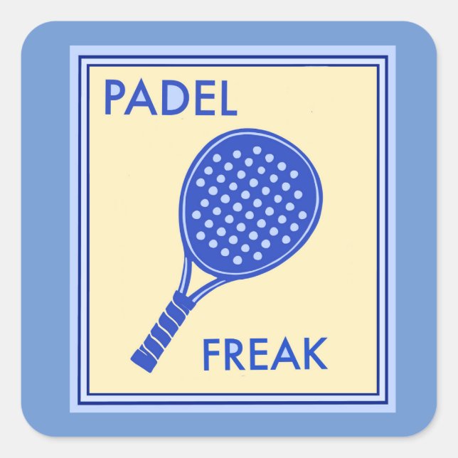 Sticker PADEL FREAK (Devant)