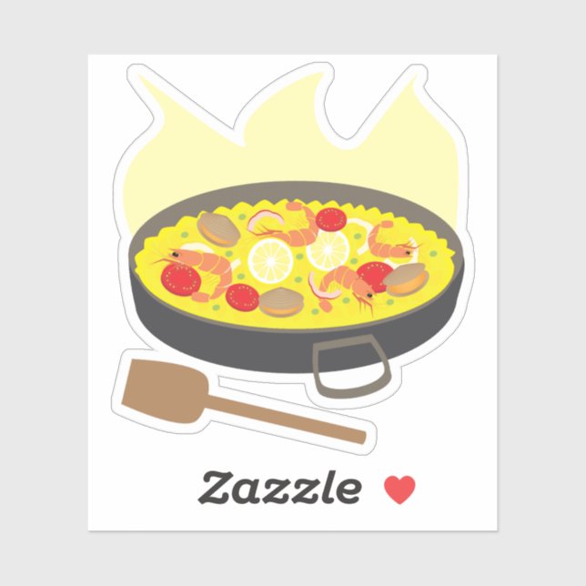 Sticker Paella (Feuille)
