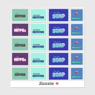 Sticker Page de variétés pour employés SOAP - 20 autocolla