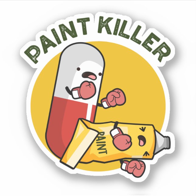 Sticker Paint Killer Fundy Pill Pill Pun (Devant)