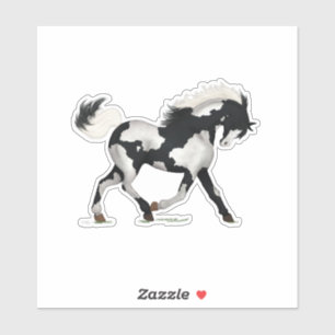 Sticker Paint Pony Pony Pony Piebald Overo Equestrian