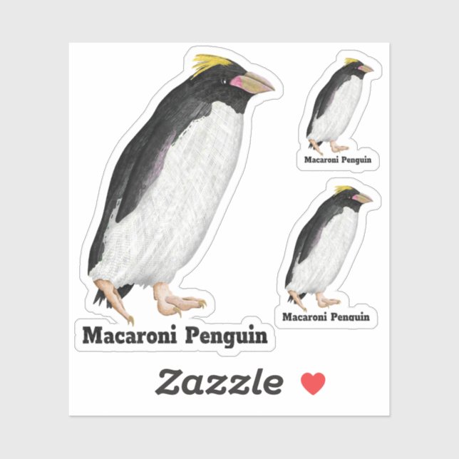 Sticker Palaeeudyptes Pingouin disparu (Feuille)