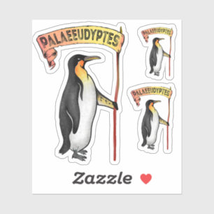 Sticker Palaeeudyptes Pingouin disparu