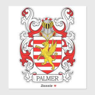 Sticker Palmer Family Crest