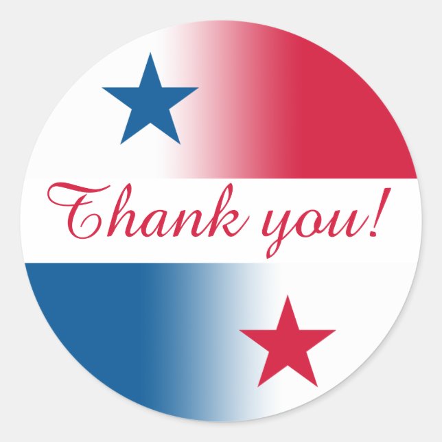 Sticker Panama avec texte personnalisable (Devant)