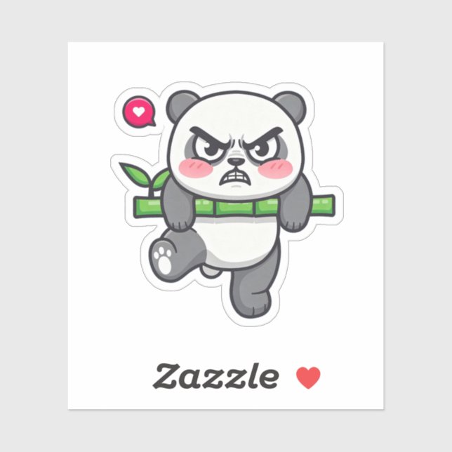 Sticker panda (Feuille)