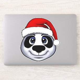 Sticker Panda de Noël