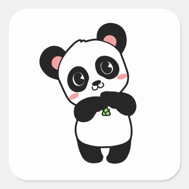 Sticker Panda Little Cute (Devant)