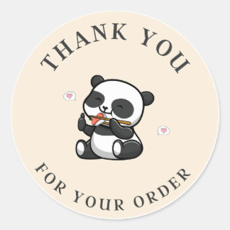 Sticker Panda Merci