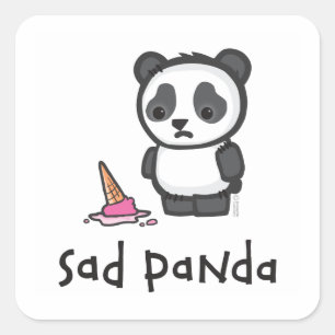 sticker Panda triste