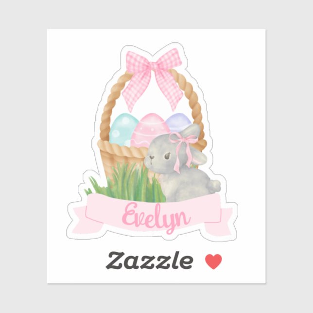 Sticker Panier de Pâques (Feuille)