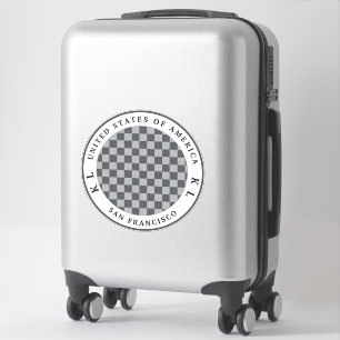 Sticker Panneau de contrôle gris et argent pour l'autocoll