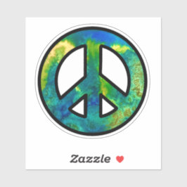 Sticker Panneau de paix Sea Green Enk