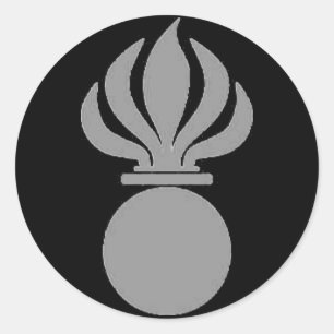 Sticker Panzergrenadier Bombe (grau)