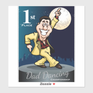 Sticker Papa Dancing Funny Dance Gagnant