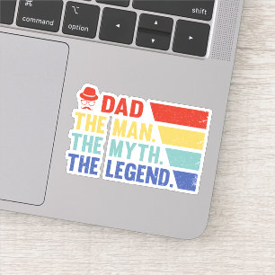 Sticker Papa. L'Homme, Le Mythe, La Légende.