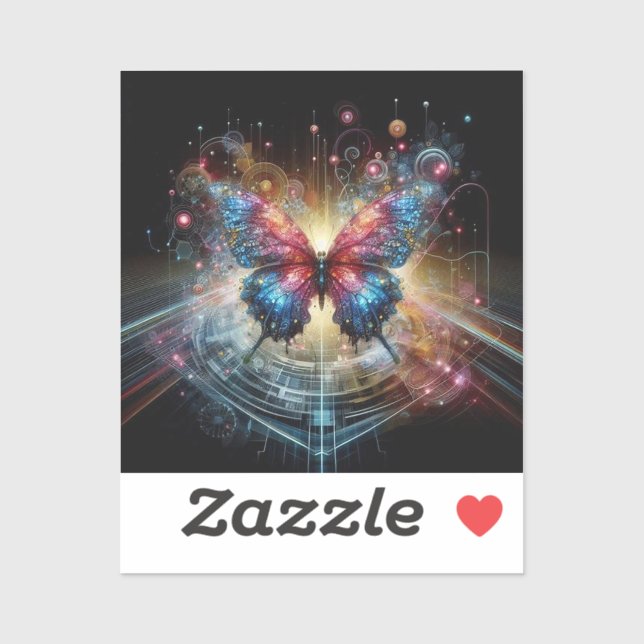 Sticker 🦋 papillon (Feuille)