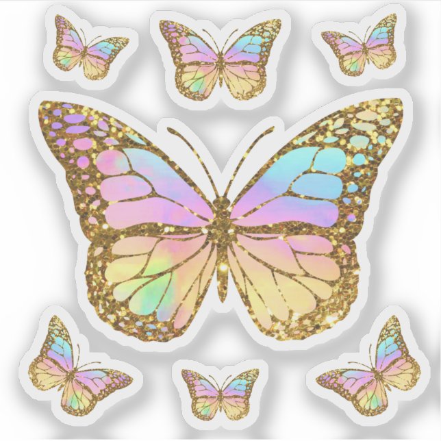 Sticker papillon (Devant)