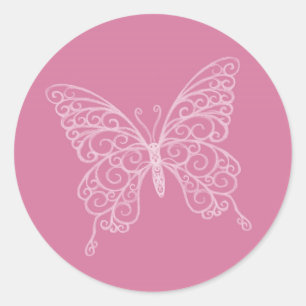 Sticker papillon Filigree