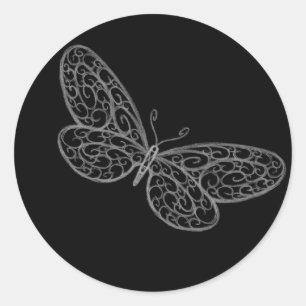Sticker papillon Filigree