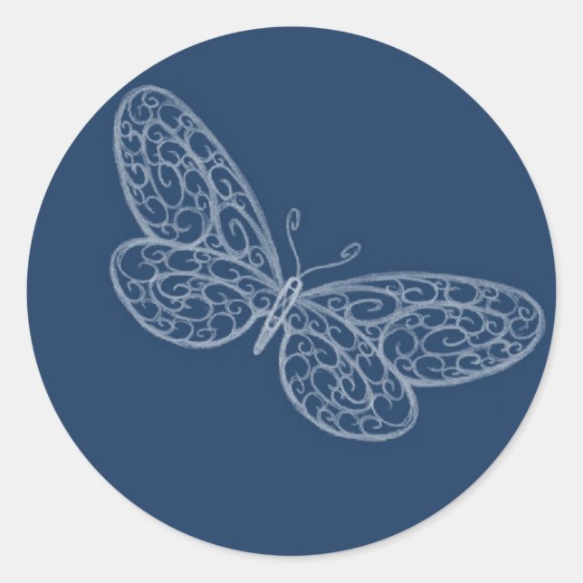 Sticker papillon Filigree (Devant)