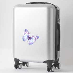 Sticker Papillon pastel violet